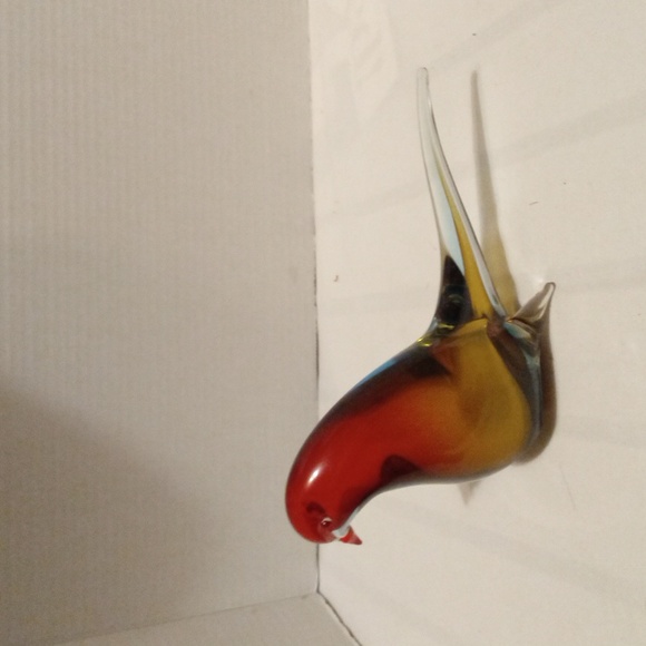 Vintage Murano Art Glass Bird